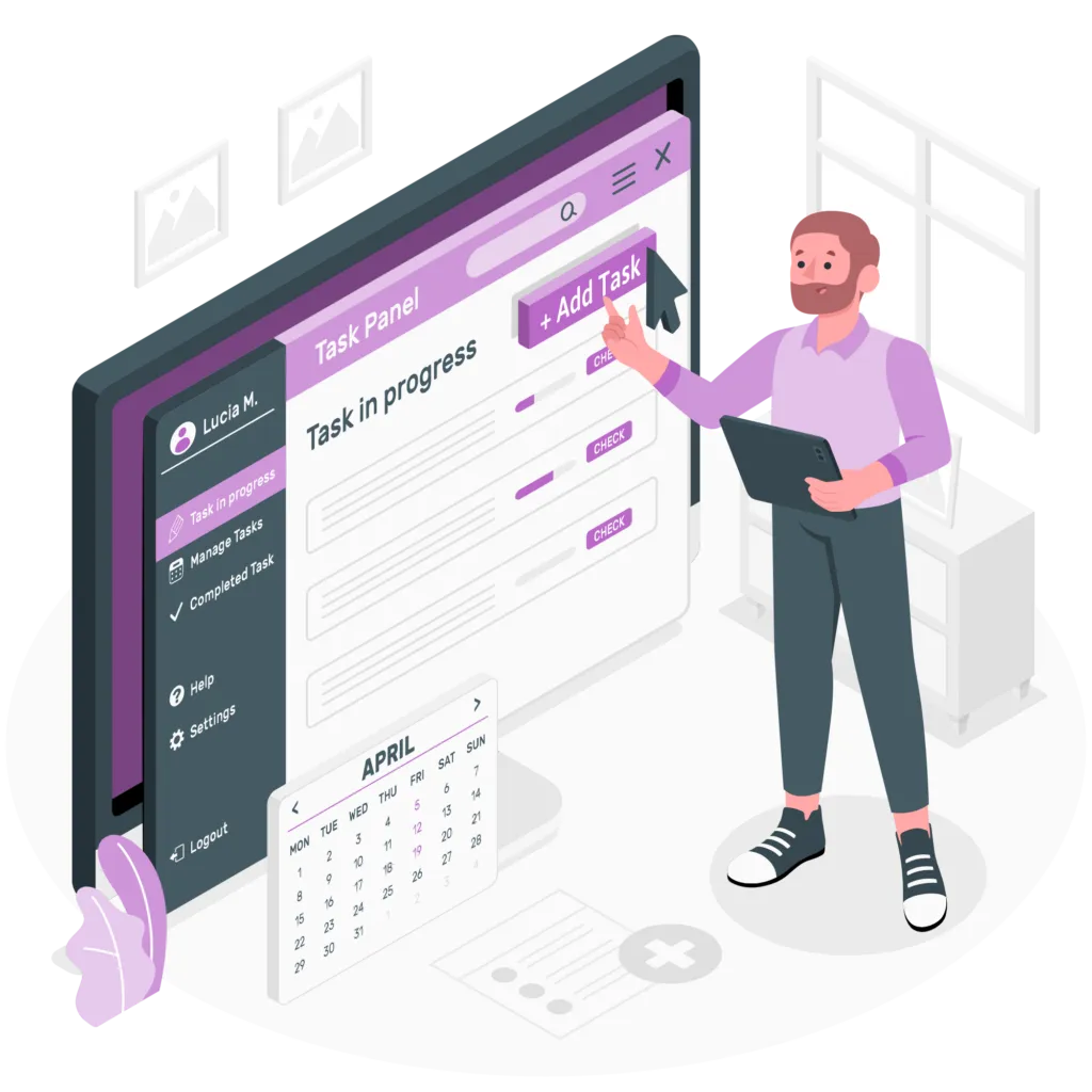 A user testing various tools